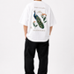 Peacock Botanical Oversized T-Shirt